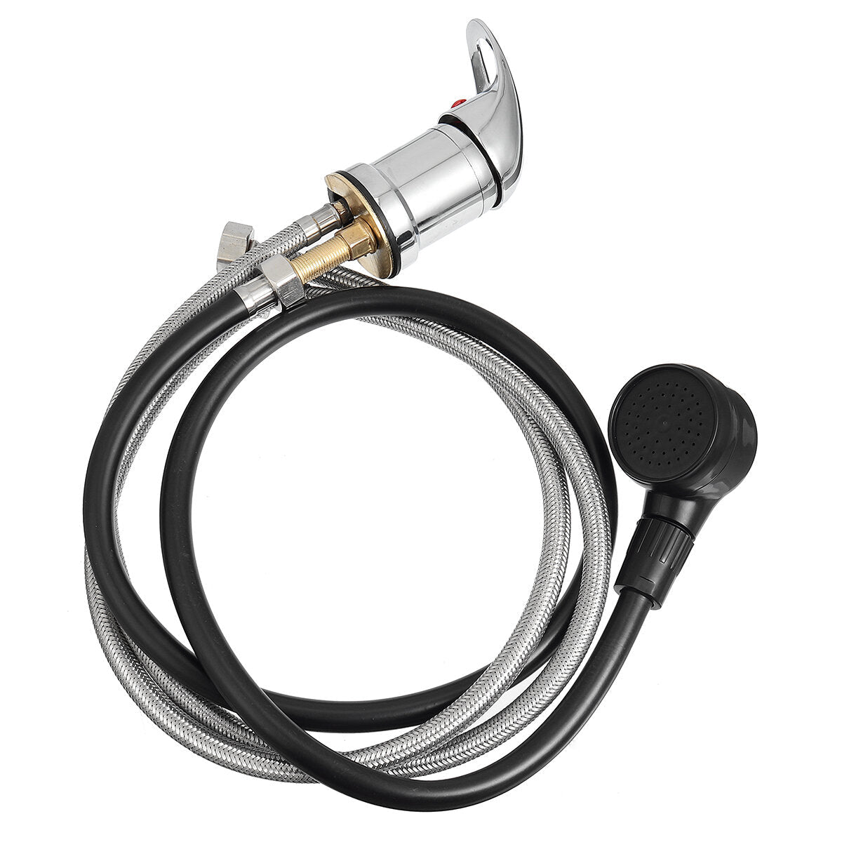 Shampoo Bowl Hair Hot Cold Faucet Handle With Shower Head Hose Beauty Salon