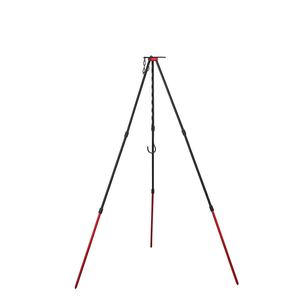 Multifunction Camping BBQ Tripod Bonfire Portable Hanging Water Jugs Bracket Detachable Barbecue Cookware