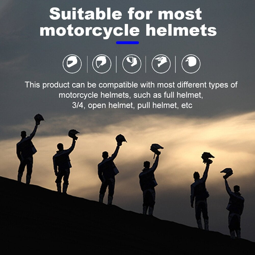 Bluetooth Earphones Motorcycle Helmet Headset Auto Answer Surround Sound Motorcycle Headphones with Microphone