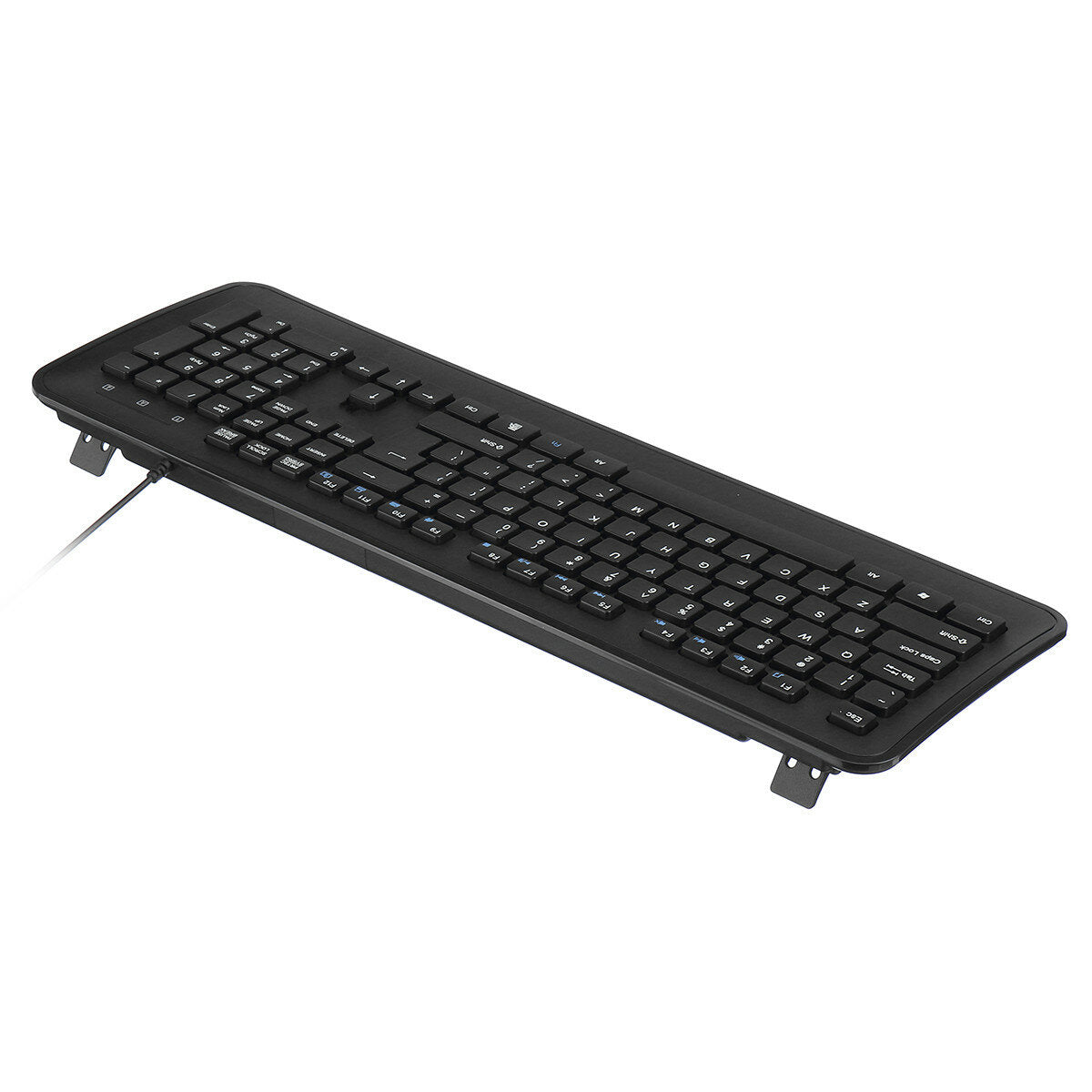 Wired Keyboard & Mouse Set 104 Keys Office Optical Keyboard 2400DPI Ergonomic Mouse Kit for Keyboard Laptop PC