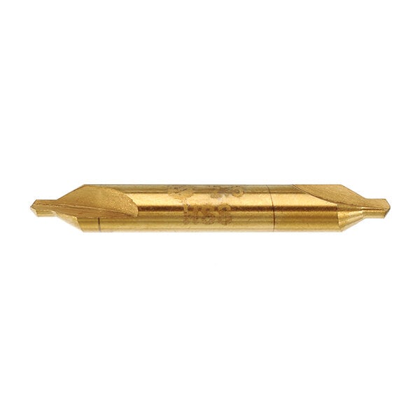 6pcs 1/1.5/2/2.5/3/5mm Center Drills 60 Degree HSS Titanium Coated Countersink Drill Bit
