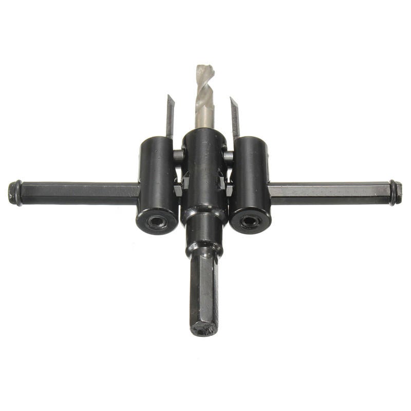 30mm-120mm Adjustable Circle Cutter Metal Wood Hole Saw Drill Bit