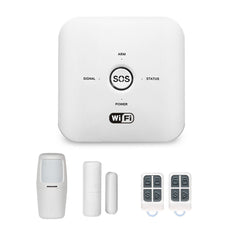 WIFI Wireless Smart Home Security Alarm System Door & Window Sensor Human Body Detection Remote Controller 433Mhz & GSM & 2.4G