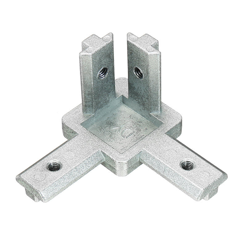 T Slot 3 Way 90 Degree Inside Corner Connector Joint Bracket for 4040 Series Aluminum Profile