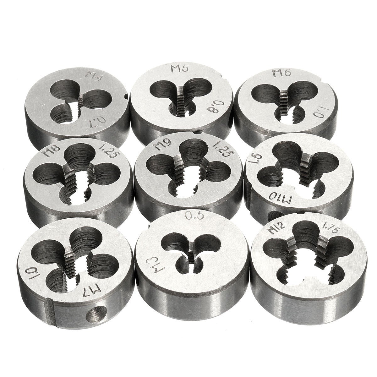 20pcs Metric Screw Tap Wrench and Die Pro Set M3-M12 Nut Bolt Alloy Metal Tool
