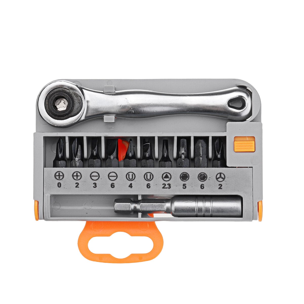 12pcs Multipurpose Ratchet Screwdriver Handle Screwdriver Bits Repair Tool Kit