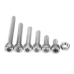 110Pcs M5 Stainless Steel 10-40mm Hex Socket Cap Screw Allen Bolt Assortment Kit