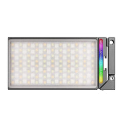 Full Color Metal RGBLED Video Light with Adjustable Bracket Mount DSLR SLR Camera Light Support PD Fast Charge
