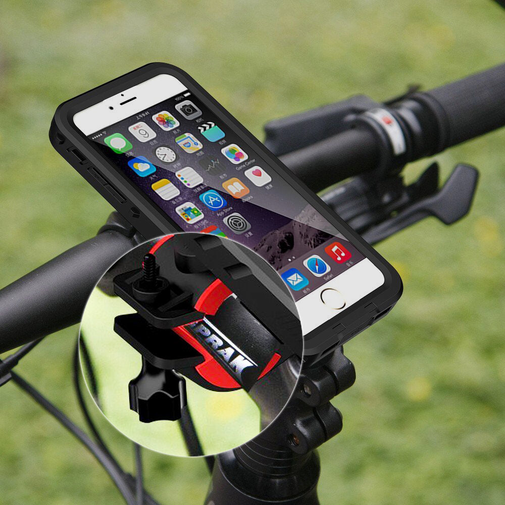 Bike Phone Holder 360 Rotatable Waterproof Shock Resistant Phone Mount for 5.5inch Phone