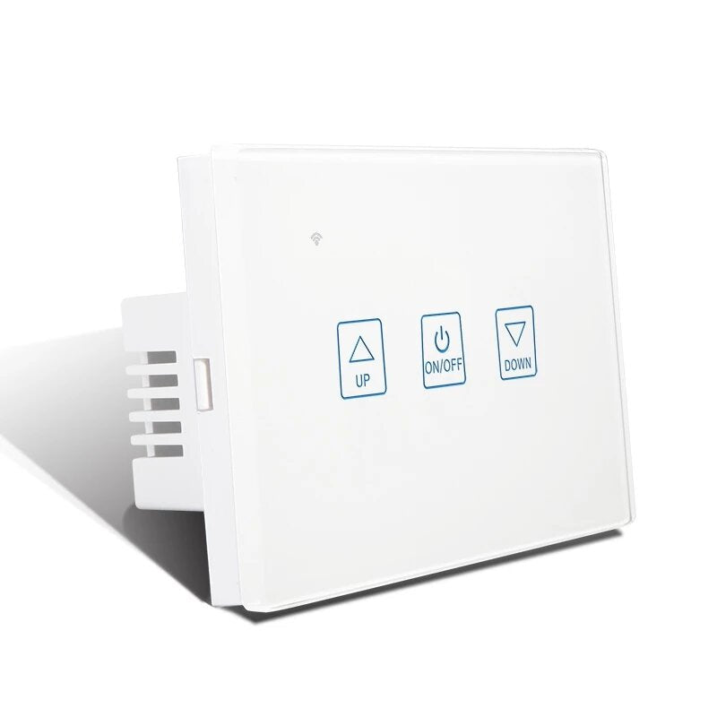 Wireless Smart LED Dimmer Switch US Standard Wifi Smart Touch Deluxe Crystal Panel Switch Tuya App Remote Control