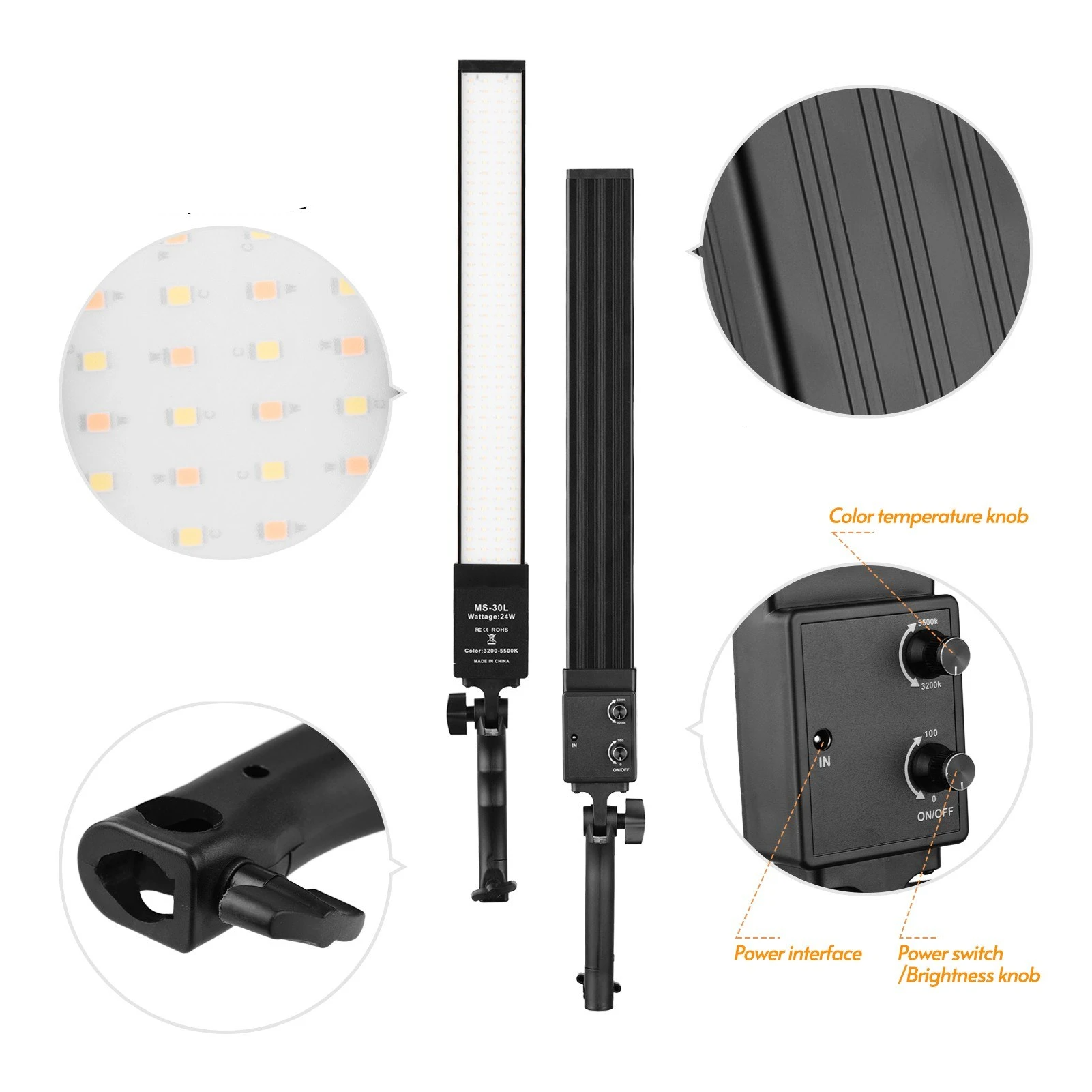 Photography Studio LED Lighting Kit