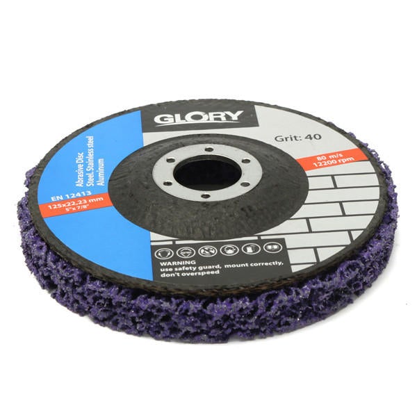 2pcs 125mm 5 Inch 40 Grit Grinding Disc Wheel for Angle Grinder