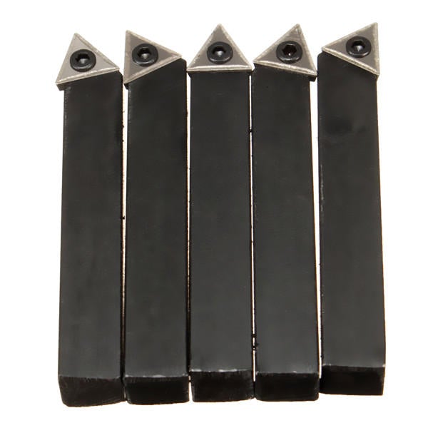 5pcs 3/8 Inch Shank Lathe Carbide Inserts with Turning Tool