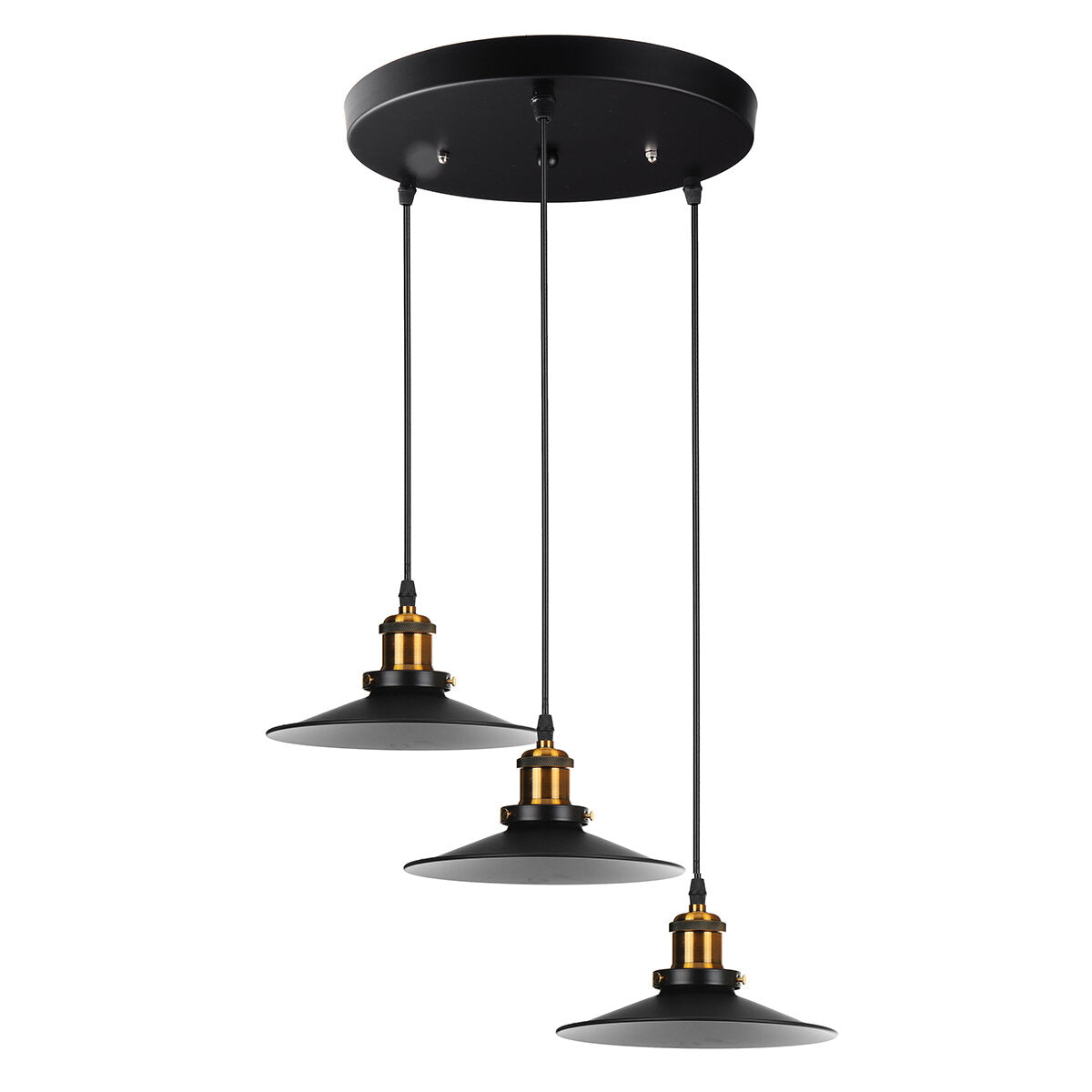 Iron Pendant Light Ceiling Lamp Chandelier Bedroom Home Fixture Decor Without Bulbs