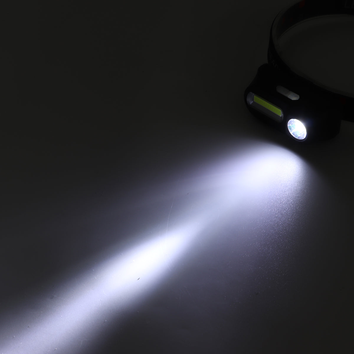 USB Rechargeable COB Headlamp Running Camping Fishing Cycling Flashlight Sensor Work Light