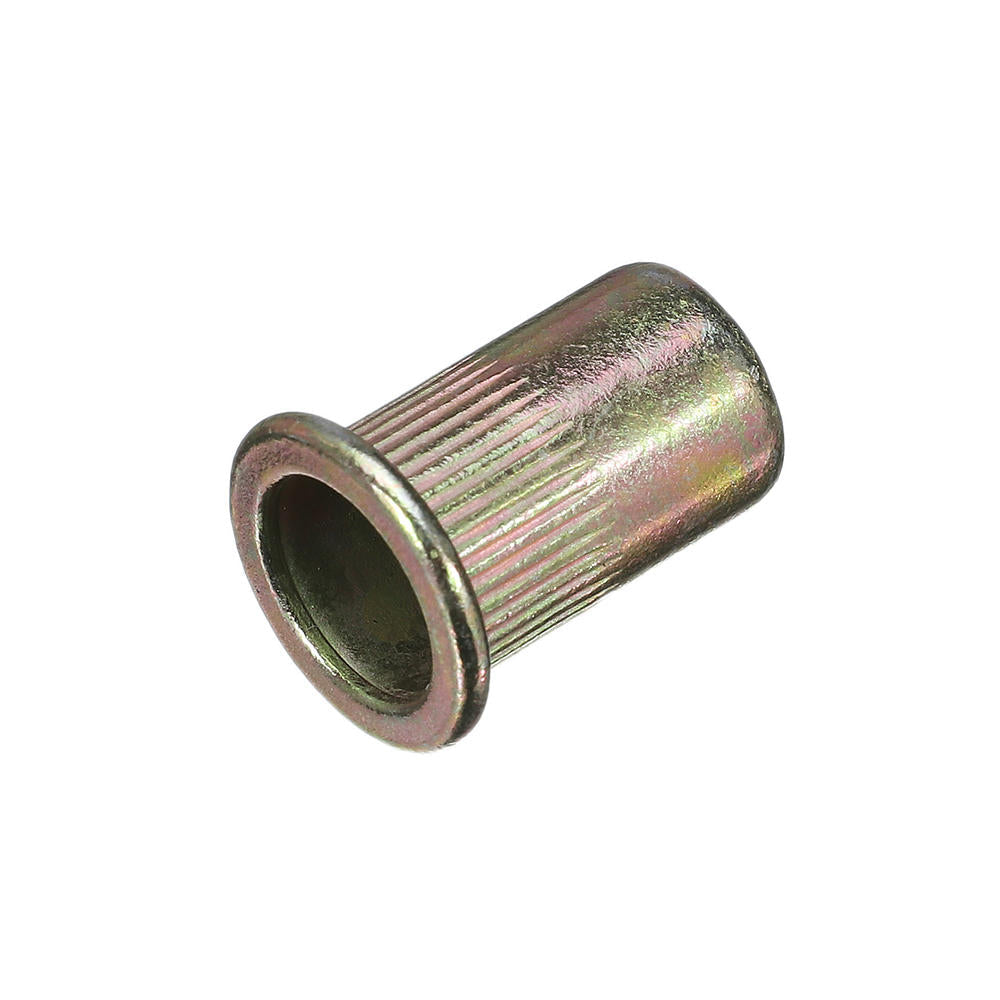 115Pcs Mixed Zinc Plated Rivet Nut Rivnuts Blindnuts Nutserts M4-M10 Nut Insert Rivet Assortment Kits