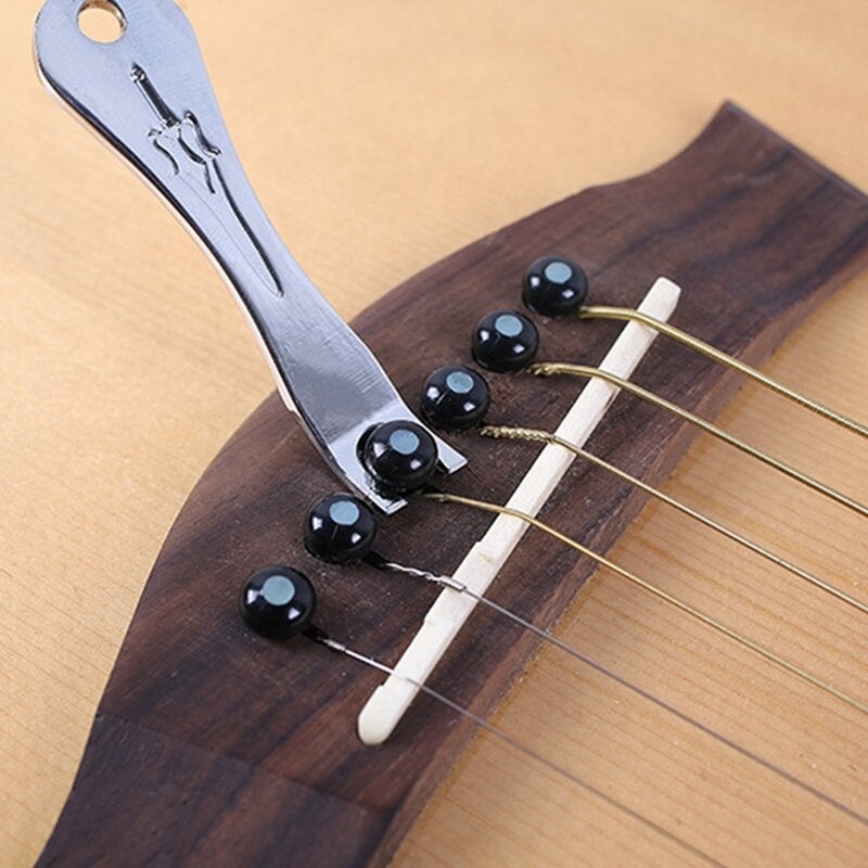 Guitar Parts 1PC Guitar Saddle/Guitar Nut/Pin Puller 12 PCS Bridge Pins