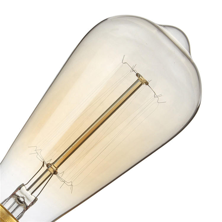 E27 60W Vintage Warm White Incandescent Antique Edison Light Bulb for Home Indoor AC110V 220V