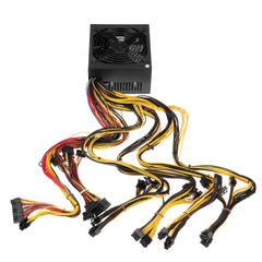 1800W Miner Graphics Card Power Supply For Mining 180~240V 80Plus Platinum Certified ATX PSU