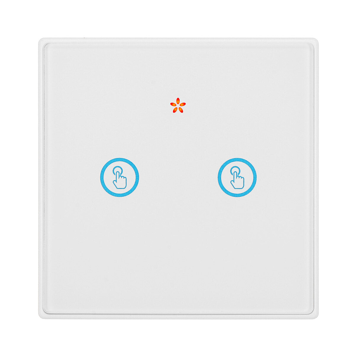 Smart WIFI Crystal Glass Panel Switch Light Touch Screen Wall Decoration 1/2 Gang