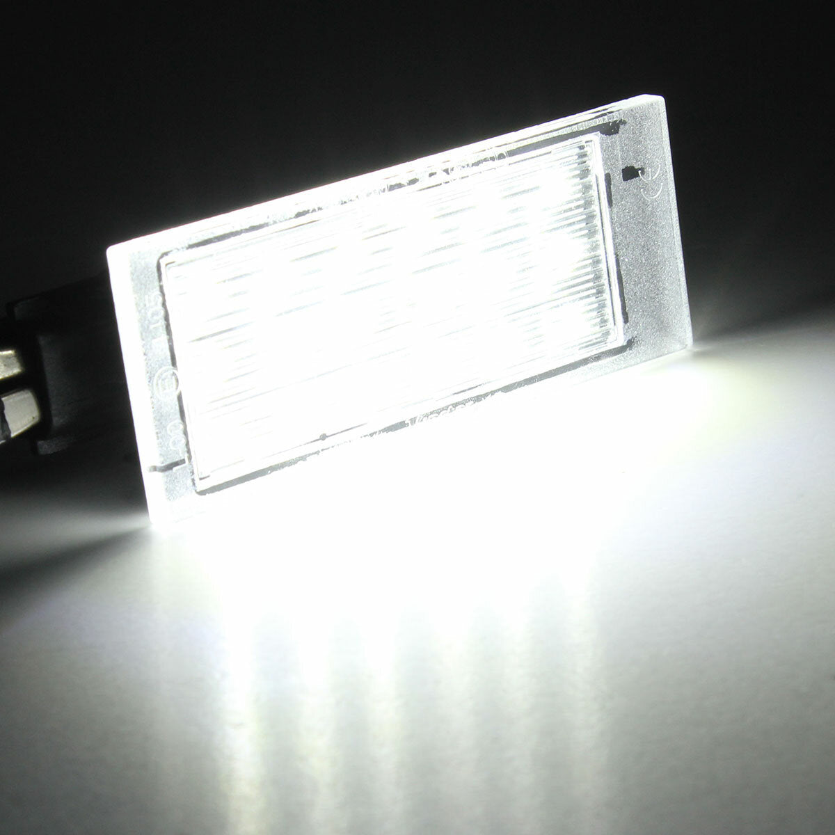 Pair 12V LED License Number Plate Lights White