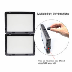 Dimmable LED Video Light Fill Light Lamp for DSLR Camera DV Camcorder