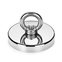 Powerful Round Neodymium Magnet Hook Salvage Magnet Sea Fishing Equipments Holder for Bearing 400kg