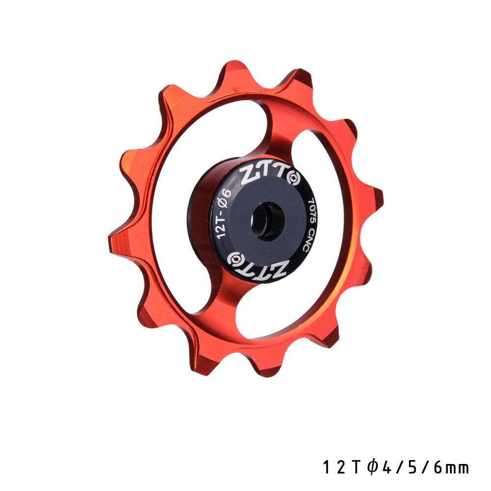 4/5/6mm Ceramic Bearing Aluminum Alloy Lightweight High Strength Rear Steering Wheel Of Mountain Road Bicycle Derailleur Pulley