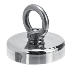 D80mm 400KG Strong Powerful Neodymium Recovery Magnet Salvage Tool Recovery Fishing Kits with 10m Rope