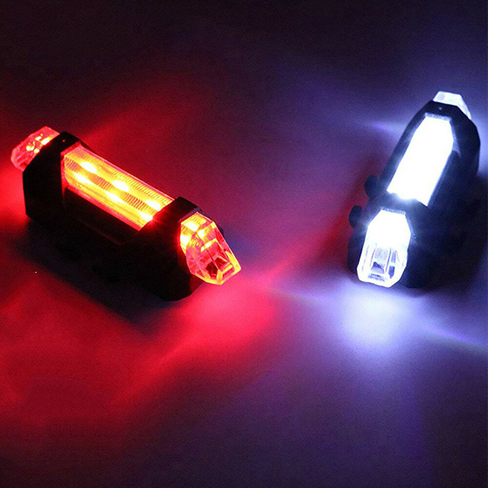 Multi-Purpose LED Warning Light for Outdoor/Scooter Safety Flashlight USB Rechargeable Headlamp Taillight for Electric Scooters&Bicycle