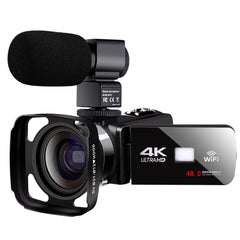 Video Camera Camcorder for Vlogging Live Broadcast NightShot 3.0 inch Touch Screen Anti-shake Camcorder WIFI DV Video Recording