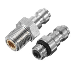 Threads PCP Fill Nipple Stainless Steel 8mm Air Tank One Way Foster Fitting Screwed Joint