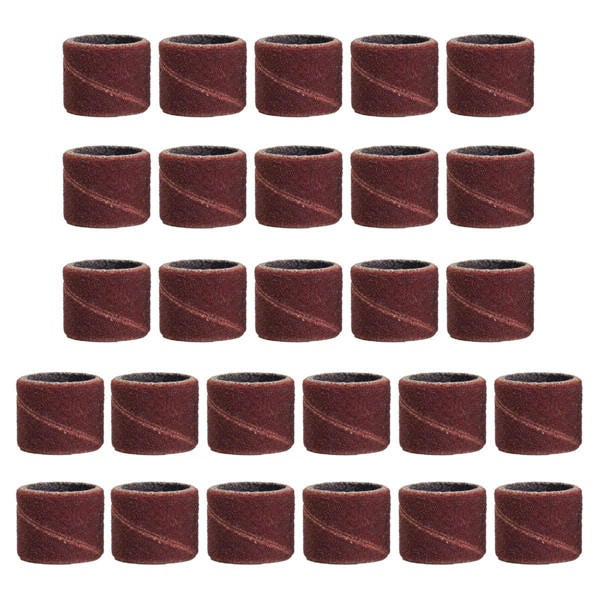 319pcs 3/8 1/4 1/2 Inch Sanding Bands Drums Sleeves 60 120 320 Grit Sanding Drum