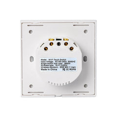 AC100-240V Smart Touch Switch 86 Type Smart EU Standard 2Gang Switch Work with Alexa Google Home