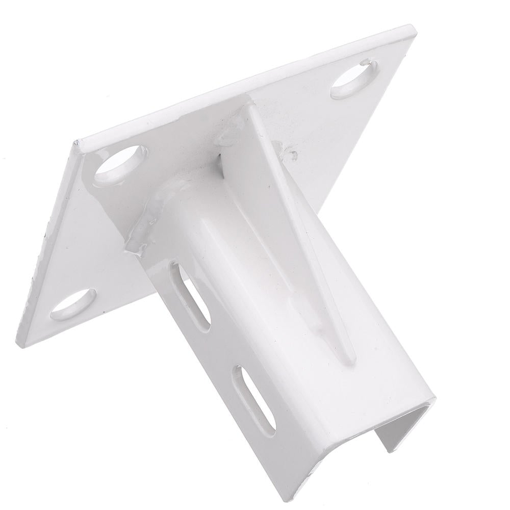 Aluminum Extrusions Square Foot Connector Cup Ground Fence Guardrail Base Accessories