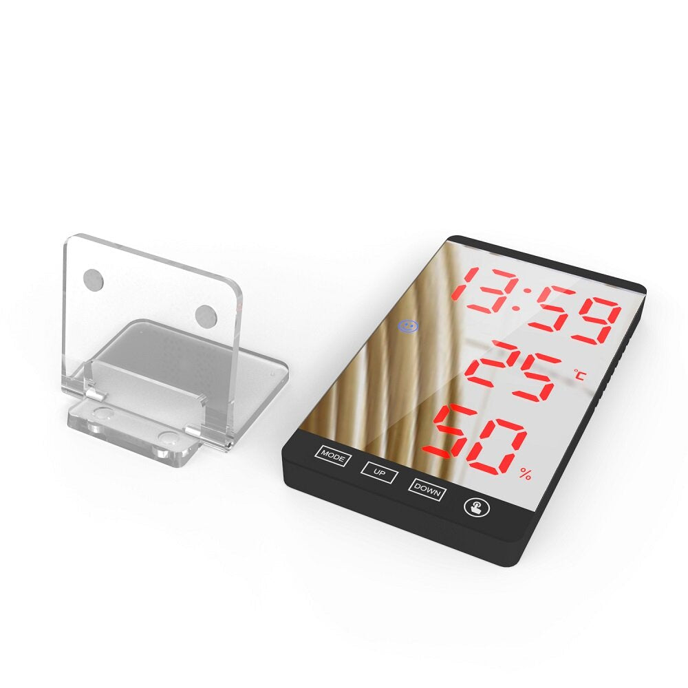 LED Image Clock Temperature and Humidity Meter Electronic Weather Clock