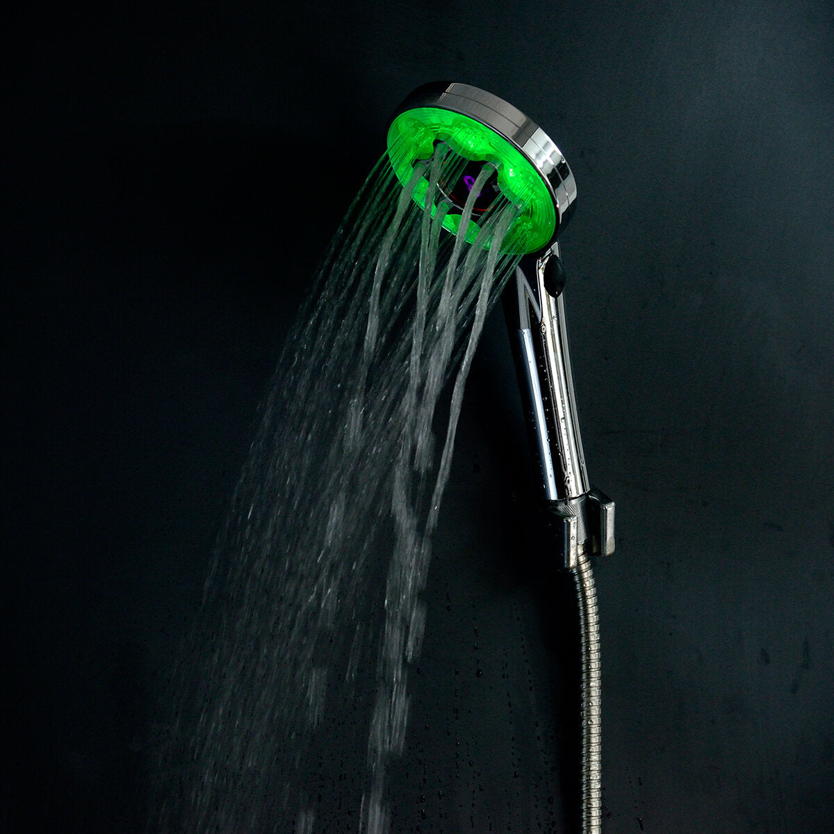 3 Color LED Shower Head Digital LCD Display Temperature Control Shower Head