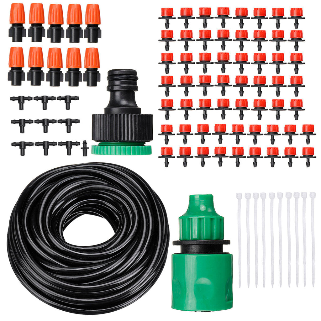 33/133/91/191Pcs Automatic Drip Irrigation Controller System Kit Micro Sprinkler Garden Watering
