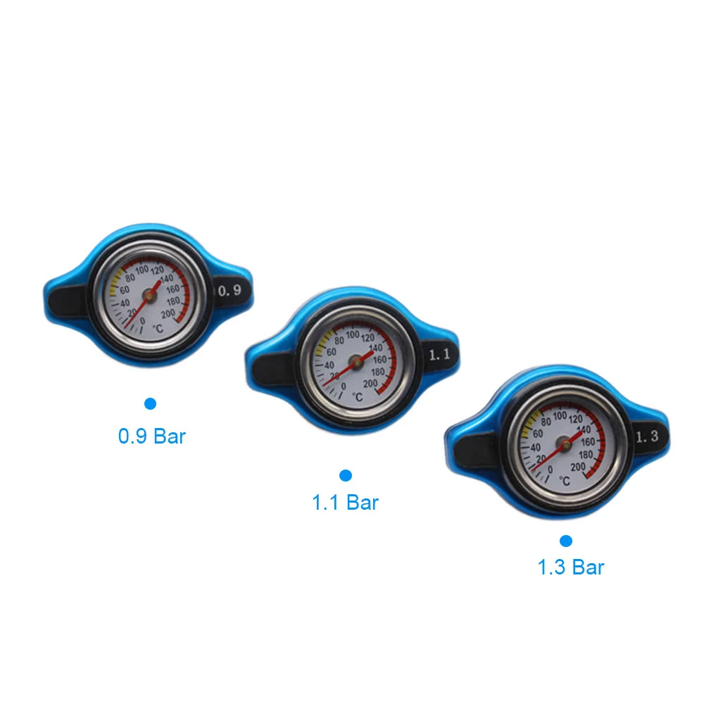 Universal Thermo Thermostatic Radiator Cap Cover with Water Temperature Gauge