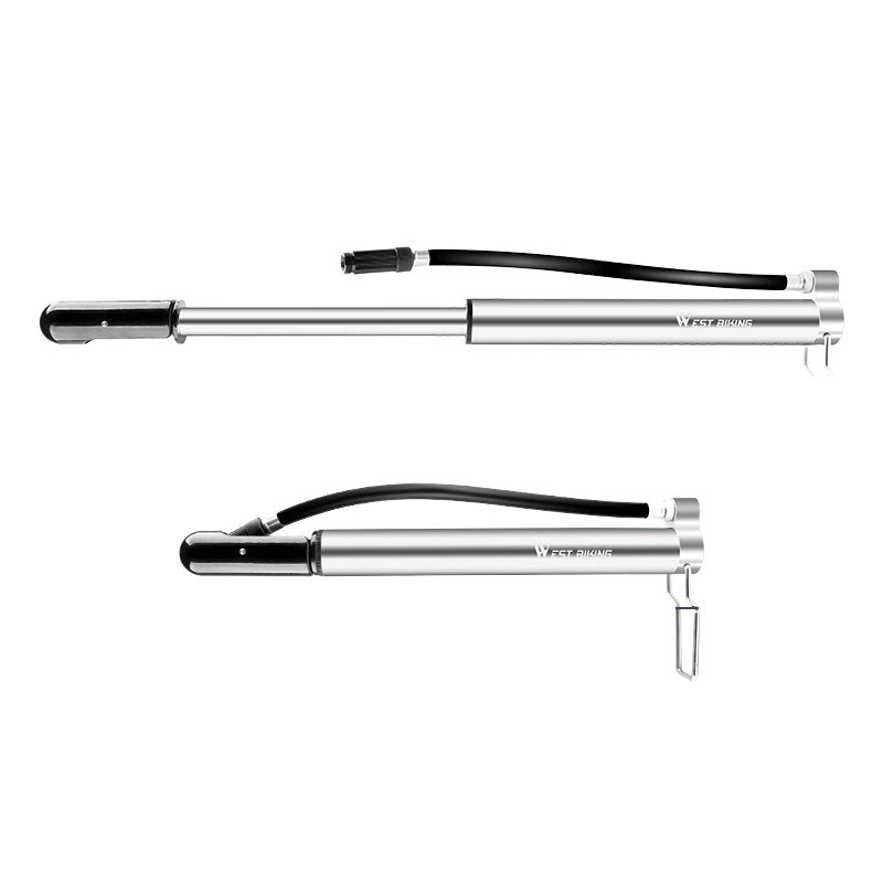 Bicycle Foot Pump Aluminum Alloy 120PSI Cycling Tire Air Inflator Portable Pump MTB Mountain Bike Accessories AV/FV