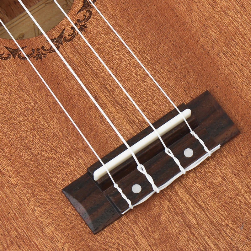 21 Inch Mahogany Ukulele Uke 15 Frets Soprano Hawaiian Guitar Musical Instrument
