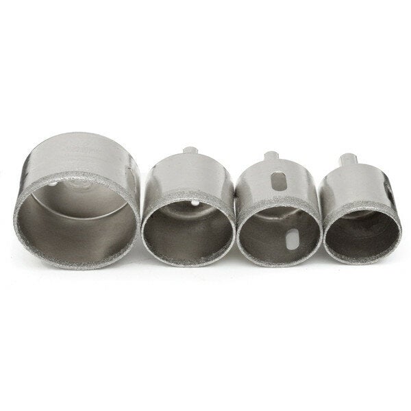20Pcs Diamond Coated Core Drill Bit Set 3-50mm Hole Saw Cutter for Glass Marble Granite