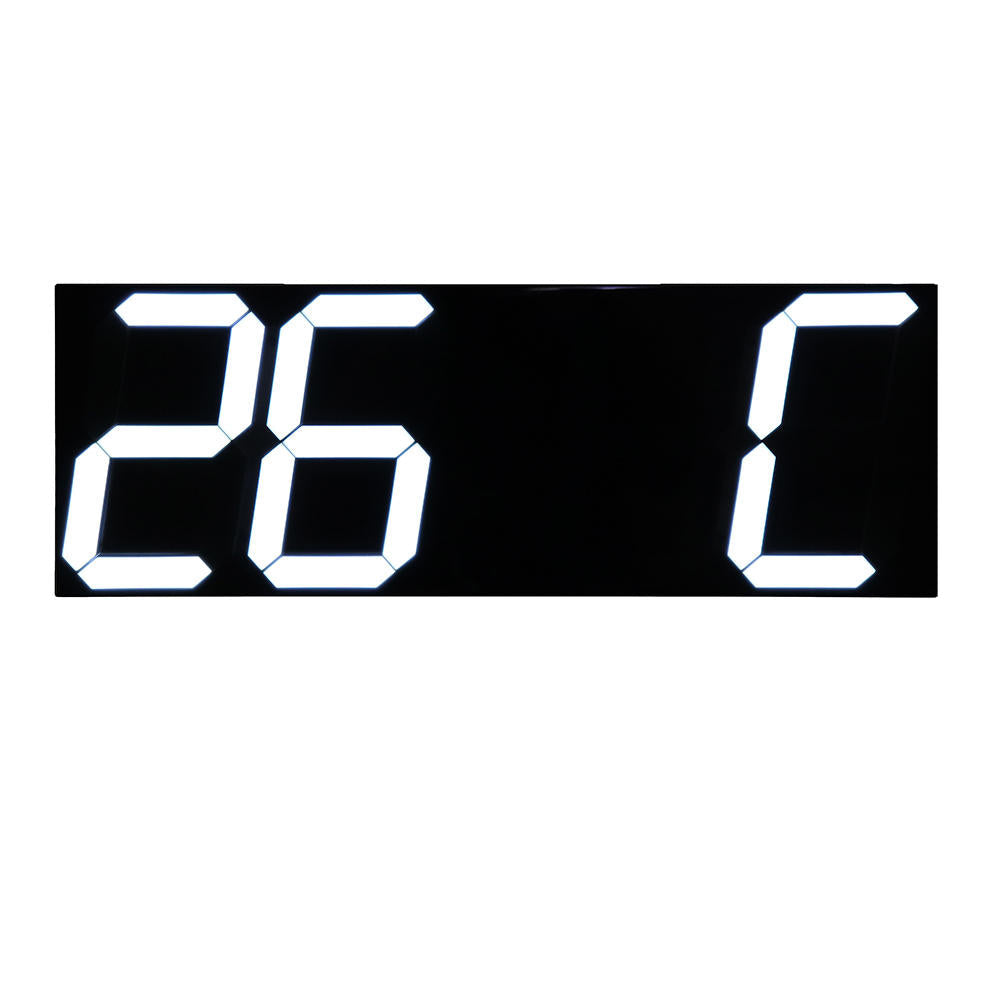 Remote Control LED Digital Wall Clock For School Home Decor Train Station