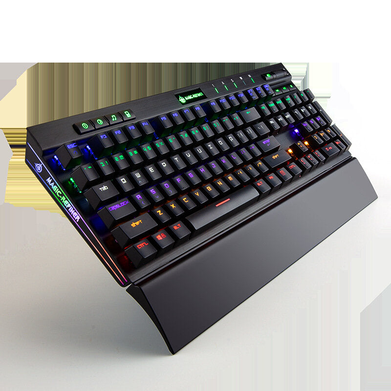 RGB Mechanical Gaming Keyboard USB Wired Backlight Mechanical Optical Switch 104 Keys For Gamer Office E-Sports
