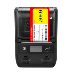Bluetooth Thermal Label Printer Mini Portable 58mm Receipt Printer Small for Mobile Phone Ipad Android / iOS