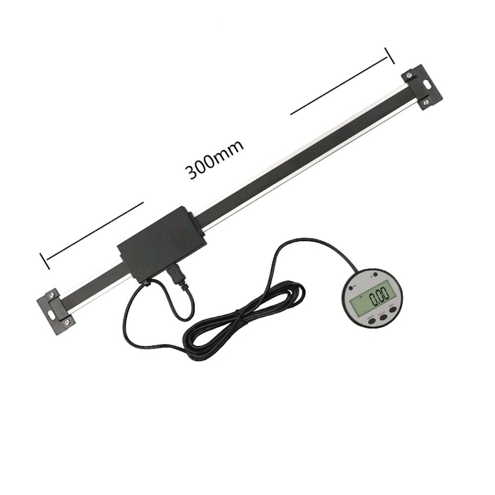 100mm to 600mm Linear Scale Digital Display Ruler Horizontal Vertical Dual-purpose Machine Tools