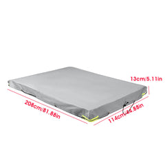 Trailer Cover Waterproof Windproof Dust Protector With Rubber Belt 208x114x13cm