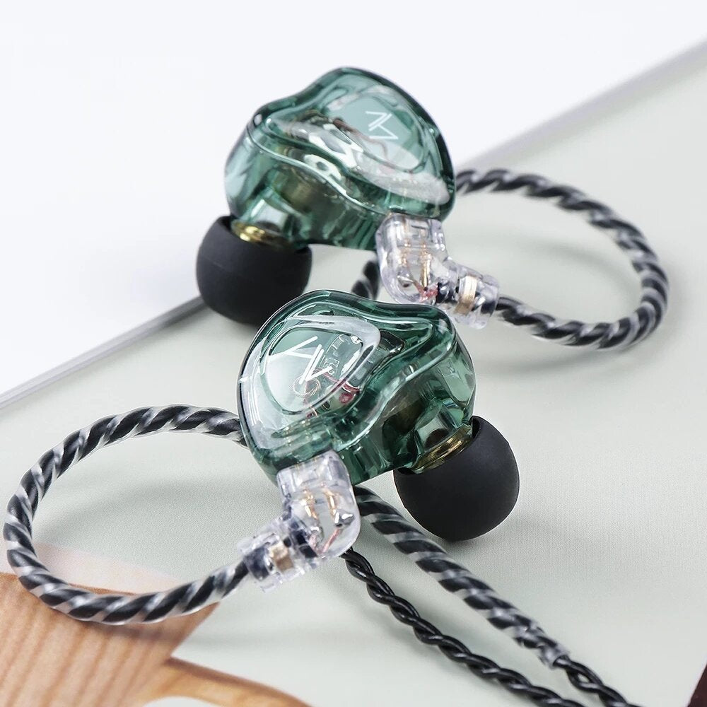 Earphone 10mm Dual Magnetic Driver Hi-Fi Sport DJ Monitor Headphone in Ear Monitor Noise Cancelling Headset with Mic