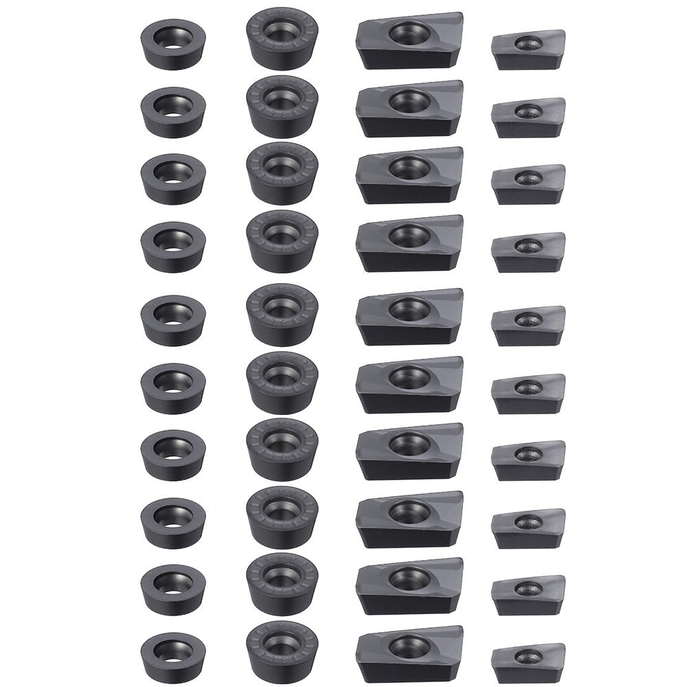 10pcs Carbide Insert For Face Mill Cutter CNC Turning Tool