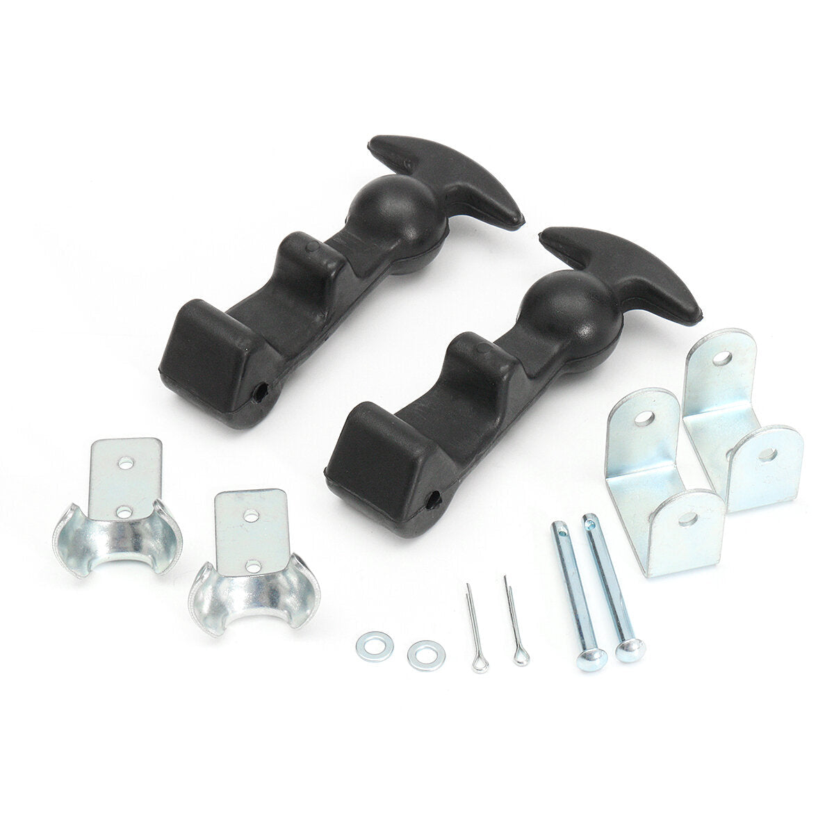 2pcs Bonnet Fastener 112mm Rubber Door Catch Rally Car Horsebox Trailer